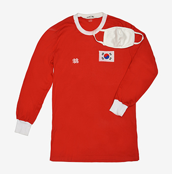1983년 청소년축구대표팀 유니폼 및 마스크